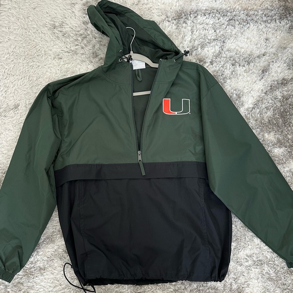 Champion Jackets & Blazers - University of Miami Half Zip Jacket
